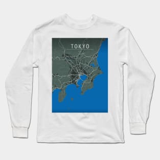 TOKYO MAP Long Sleeve T-Shirt
